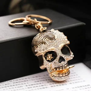 Popular Metal Punk Keychain Hip Hop Keychain Women Men Cool Keyring Accessories