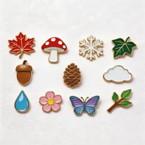 Popular Modern Cartoon Animal Enamel Lapel Pins Cute Q Figure Letters Anniversary Badge Brooch Emblem Metal Crafts Custom Pins