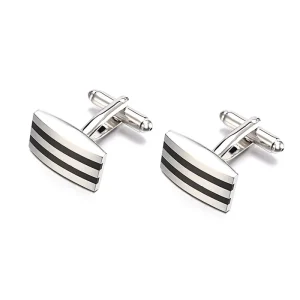 Premium Agate Stone Cufflinks Custom Men’s Fashion Accessory for Suit Shirt Wedding Tuxedo Trendy Jewelry Gift Set
