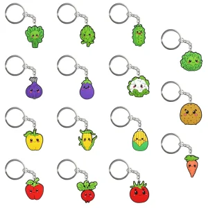 Premium Material Non-toxic Keychain Stylish Chaveiro Colorful Trendy Exquisite Novelty Durable Creative Keychain