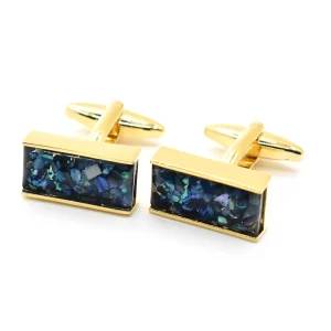 Premium Men’s Fashion Set Mother Pearl Shell Stone Tie Clip Cufflinks Custom Suit Shirt Accessory Wedding Tuxedos