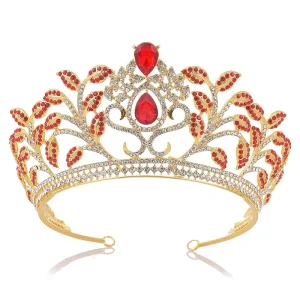 Princess Tiara Queen Crown Silver Birthday Prom Pageant Women Rhinestone Crowns
