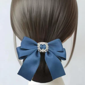 Professional Hair Flowers Nurse Hotel Bank Server Bowknot Mesh Hair Accessories Headwear for Party Hair Decoration