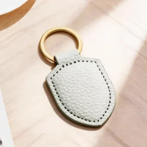 Professional PU Leather Keychain Custom Logo Keyfob for Promotion Business Gift Manufacturer Supplies