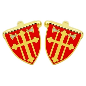 Promotion High Quality Mens Shirt Cuff Links Accessory Classic Enamel Metal Gold Luxury Custom logo Cuff Links for Sale