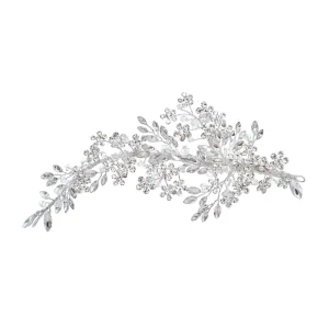 Promotion Luxury Crystal Bridal Headpiece Accessories Fancy Wedding Hair Vine Party Prom Hair Clip Jewelry Brides Barrette