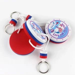 Promotional Gift Boating Swim Customised Keyring EVA Floating Keychain