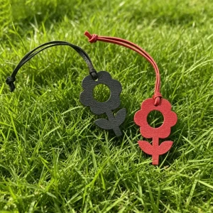Promotional PU Bag Charm Unique Floral Bag Hanging Ornament Handbag Decor Gift Bag Accessories Decoration