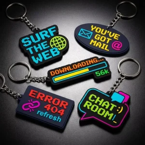 Promotional Product Custom PVC Keychain Logo Personalized 2D 3D Design Promotional Gift MOQ Manufacturer