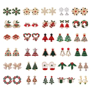 Purchasing Agent 1688 Fashion Jewelry Creativity Christmas Earrings Holiday Christmas Earrings For Gift China Sourcing Agent