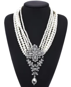 QL0095 Fashion Pearls Necklaces Women Chunky Necklace Jewelry