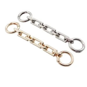 Qiannuo Zinc Alloy Fashion Bag Chain Hook Purse Straps Shoulder Crossbody Replacement Handbag Chains Accessories