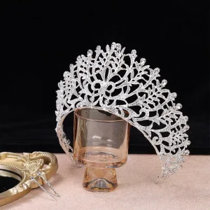 Quality Assurance Hair Accessories Women Sparkling Diamond Crown Wedding Princess Tiaras Para Noivas Celebration Crown