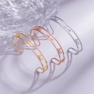 Rabic Font Patience Calligraphy Muslim Arabic Islam Stainless Steel Pendant Fashion Jewelry Bracelet Bangle Eid