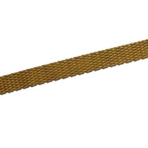 Raw Brass Decorative Chain Mesh Nickel-Free Iron and Copper Jewelry Findings for Crafts and Costumes