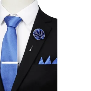 Ready Ship Formal Men’s Necktie Gift Box Bowtie Cufflinks Business Tie Set Ascot Cravat Pocket Square Wedding Polyester Ties