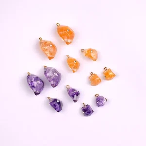 Resin Irregular Stone Pendant Luxury Girls Accessories Jewelry for Women