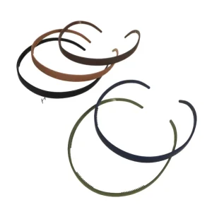 Resin Series Korean Dongdaemun Solid Color Handmade 14.5cm Women’s Headband Simple Versatile Japan Style Thin Hair Band Bulk