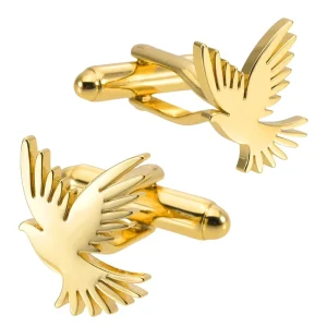 Retro Animal Bird Novelty Cufflinks Custom Men’s Suit Shirt Fashion Accessory Wedding Tuxedo Jewelry Gift Set