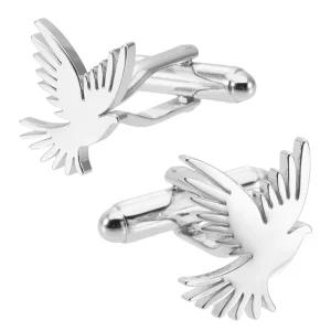 Retro Animal Bird Novelty Cufflinks Custom Men’s Tuxedo Suit Shirt Fashion Accessory Wedding Party Jewelry Gift Set