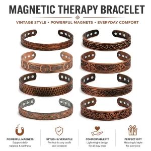 Retro Antique Copper Bracelet for Healing Tree of Life Stackable Bangle Niche Unique Designer Versatile Bracelet