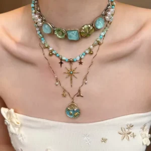 Retro Bohemian Necklace Fashion Pendant Necklace
