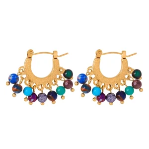Retro High-End Light Luxury Stainless Steel 316L 18K PVD Gold Earrings