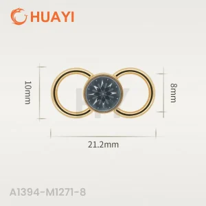 Rhinestone Embellished Pendant Garment Accessories for Clothing Bra Metal Accessory for Swimsuit Decoration
