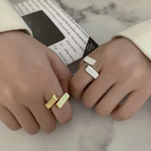 Rings Simple Ladies Fashion Personality Ring Luxury Gold Ring
