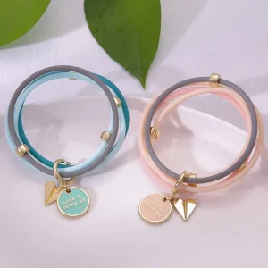 Romantic Hand Woven Heart Couple Bracelet Chain Handmade Charm Couples Bracelet