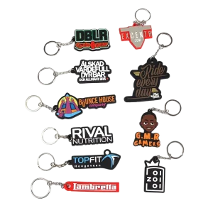 Rubber Key Chains Personalized Keychains Custom 3D Soft PVC Strap PVC Truck Rubber Keyring for Promotion Gift