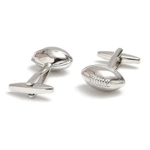 Rugby Elegant Ball Novelty Cufflinks Custom Men’s Suit Shirt Fashion Accessory Wedding Tuxedo Trendy Jewelry Gift Set