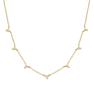 S925 Silver Dainty Womens Fashion Zircon Necklaces Rectangular Hip Hop Moon Celestial for Women Snake Necklaces