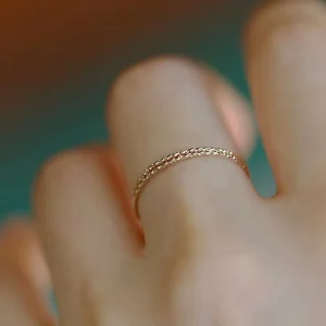S925 Sterling Silver Minimalist Thin Band Ring for Women Elegant Dainty Stackable Finger Ring Simple Fashion Jewelry Gift