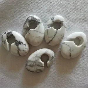 [SE-FP406 ] New Style Natural Stone Ear Plugs Hook Rings Body Piercing Fashion High Quality Jewelry