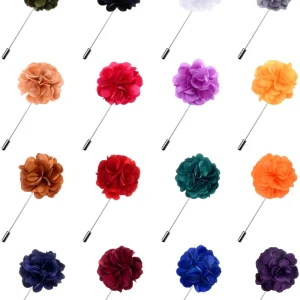 Safety Pin Small Brooch Mens Lapel Pin Wedding Men’s Fashion Custom Designer Flower Brooch for Men