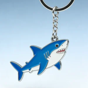 Sandblasted Custom Metal Keychain Personalized Logo Zinc Alloy Keyring Matte Finish Business Branding Gift High Grade Waterproof