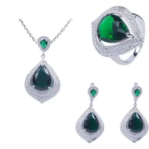 Saudi Arabia Pave Silver Jewelry