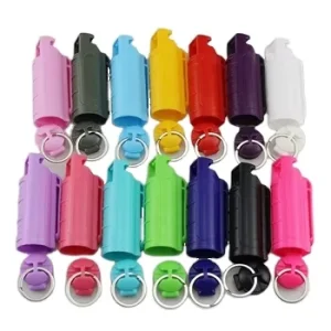 Self Defense Keychain Set Tool Gadgets Accessories Plastic Bottle Shell Product Supplies Self Defense Keychain