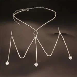 Sexy Body Breast Chain Stainless Steel Nipple Piercing Body Chain