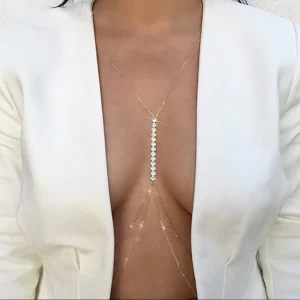 Sexy Body Chain Fashion Jewelry Diamond Chest Chain