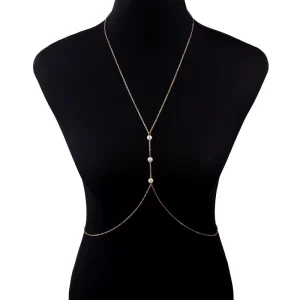 Sexy Pearl Belly Body Chain Fashion Body Chain Jewelry for Women Girls