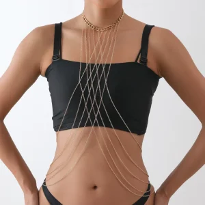 Shescity Price Trendy Best Selling Body Jewelry Multi layer Designer Simple Lovely Fashion Body Jewelry