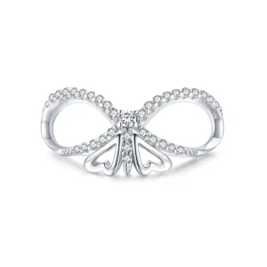 Shining Butterfly Animal Zircon 925 Sterling Silver Charm Pendant for Bracelet Bangle DIY Woman Jewelry Making BSC469
