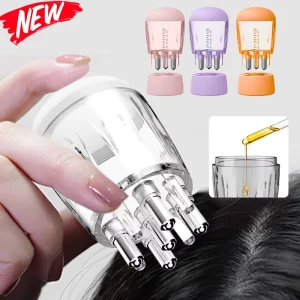 Silicone Scalp Massager Brush For Relaxation And Hair Growth Head Massager Scalp Hair Scalp Massager