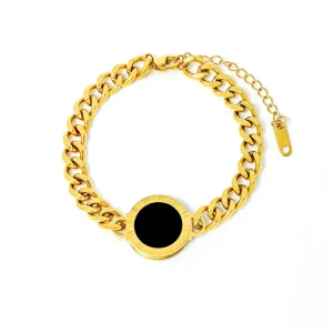 Silver Ladies Fashion Jewelry Luxury Woman Hip Hop Stainless Steel Bracelets Bangles for Women