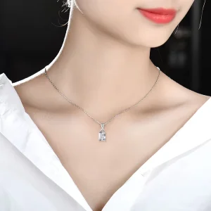 Silver Plated Vintage Sunflower Pendant Necklace Women Lab Created Red Gem Inlay Link Chain Trendy Jewelry