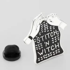 Simple Enamel Pin Metal Badge Brooch Custom Casual Silver Plated Metal Badge Clothing Decoration Soft Men Lapel Pin
