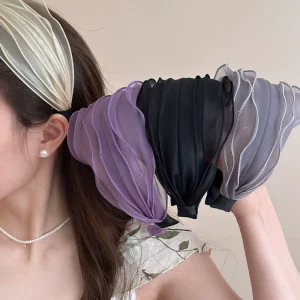 Simple Fashion Wide Hair Headband Hair Accessories for Women Daily Life Decoration