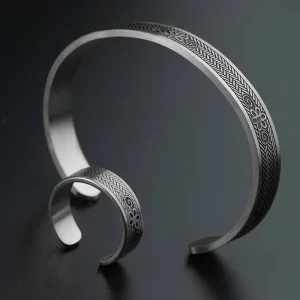 Simple Personalized Stainless Steel Bracelet Women Fashion Temperament Trend Men and Women Adjustable Bangle Jewelry Set